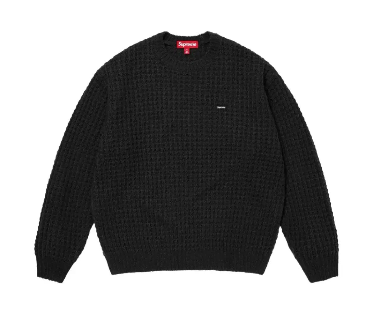 Supreme ブラック ワッフルセーター Lサイズ Supreme ワッフル ニット ブラック 25fw xl - メルカリ