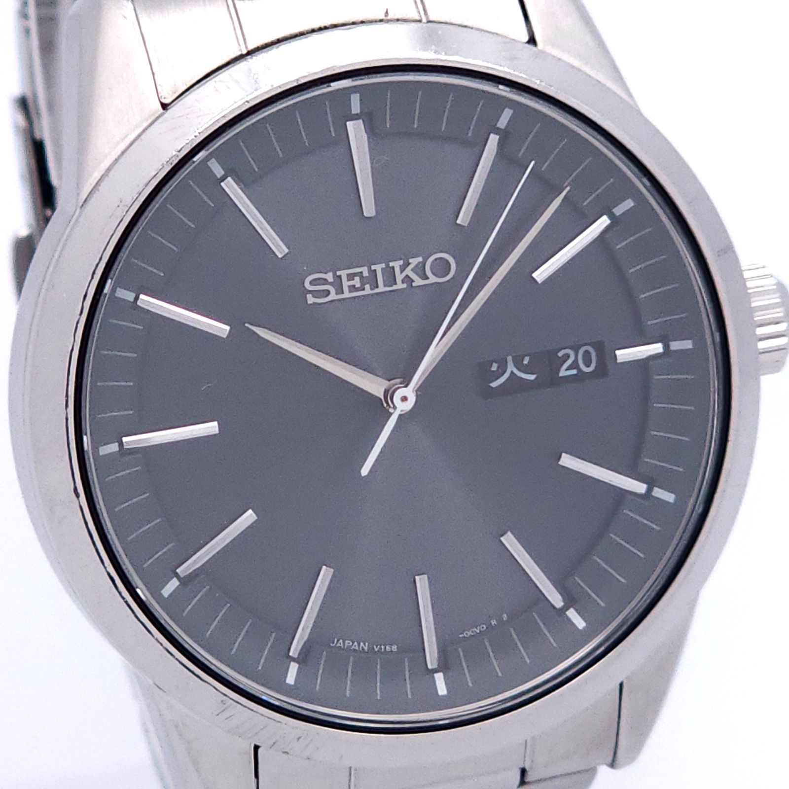 SEIKO セイコー V158-0AM0 ソーラーQZ 動作品 - メルカリ