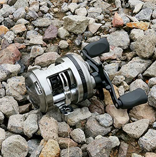 VISPREA リール ベイトリール 釣りリール ドラムリール 左巻き 右巻き 軽量 浅溝スプール 最大ドラグ6 KG ギア比7 0 1 アルミ合金製スプール ベイトフィネスリール 海 渓流釣り 強力マグネットブレーキ 左ハンドル 右ハンドル ef 8304 c 8