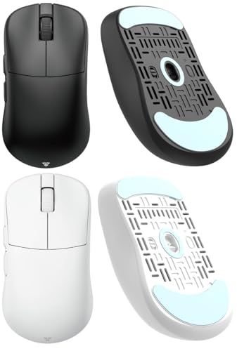 Fantech ファンテック HELIOS ? PRO 4 K 有線 2 GHz ワイヤレス 両対応 ゲーミングマウス 55 g 軽量 PixArt 3395センサー 6ボタン TTCゴールドオプティカルスイッチ 4000 H 86 ed 0 fff