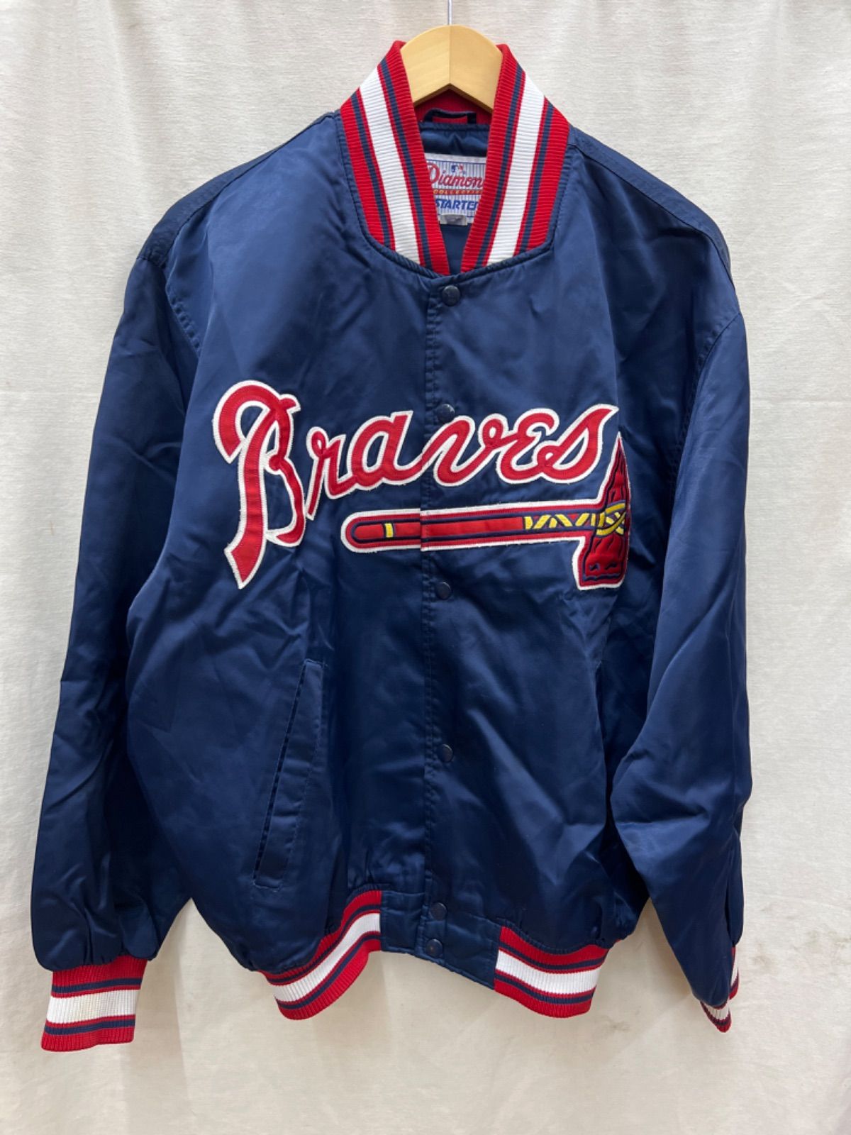 お*り様 Starterスターター MLB アトランタブレーブス スタジャン М