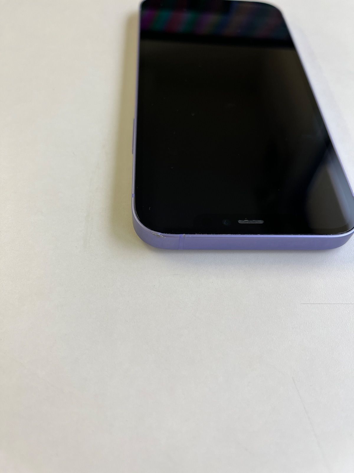 美品 iPhone 12 128GB パープル バッテリー100% MJNJ3J/A - 9211