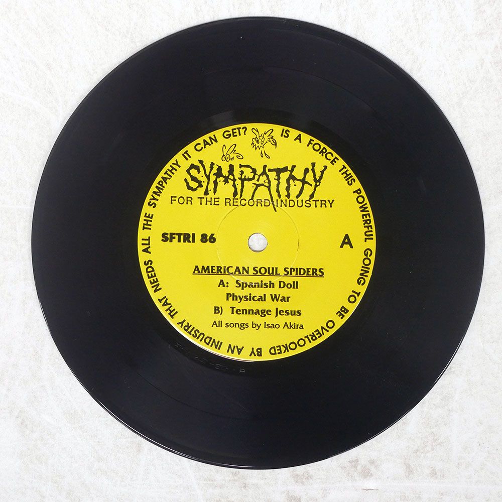 米 US盤 AMERICAN SOUL SPIDERS/SPANISH DOLL/SYMPATHY FOR THE RECORD