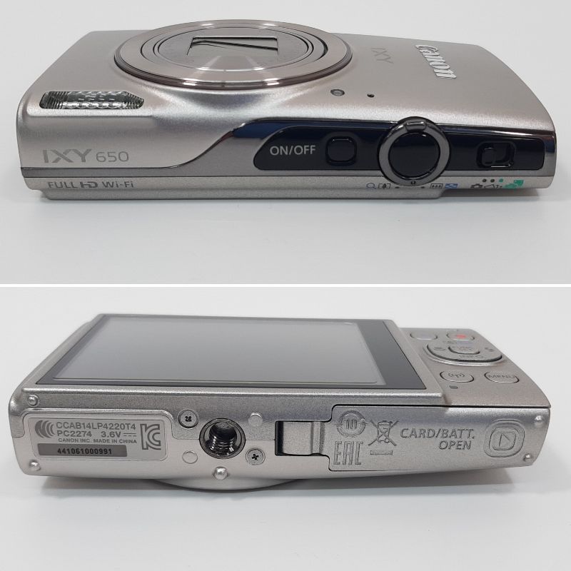 Canon IXY650 シルバー コンパクトデジタルカメラ 動作確認済み - メルカリ