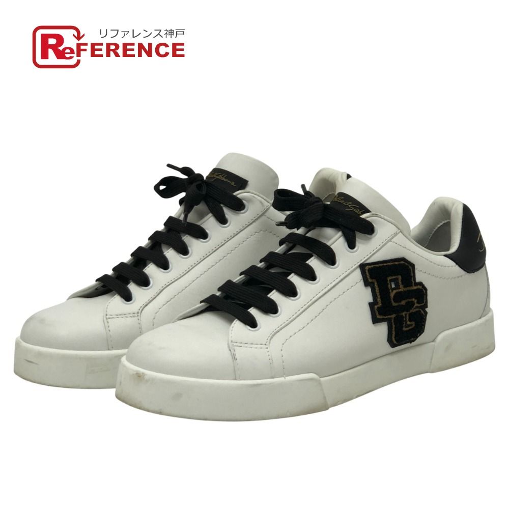 DOLCE&GABBANA ドルチェアンドガッバーナ スニーカー DGロゴ レザー