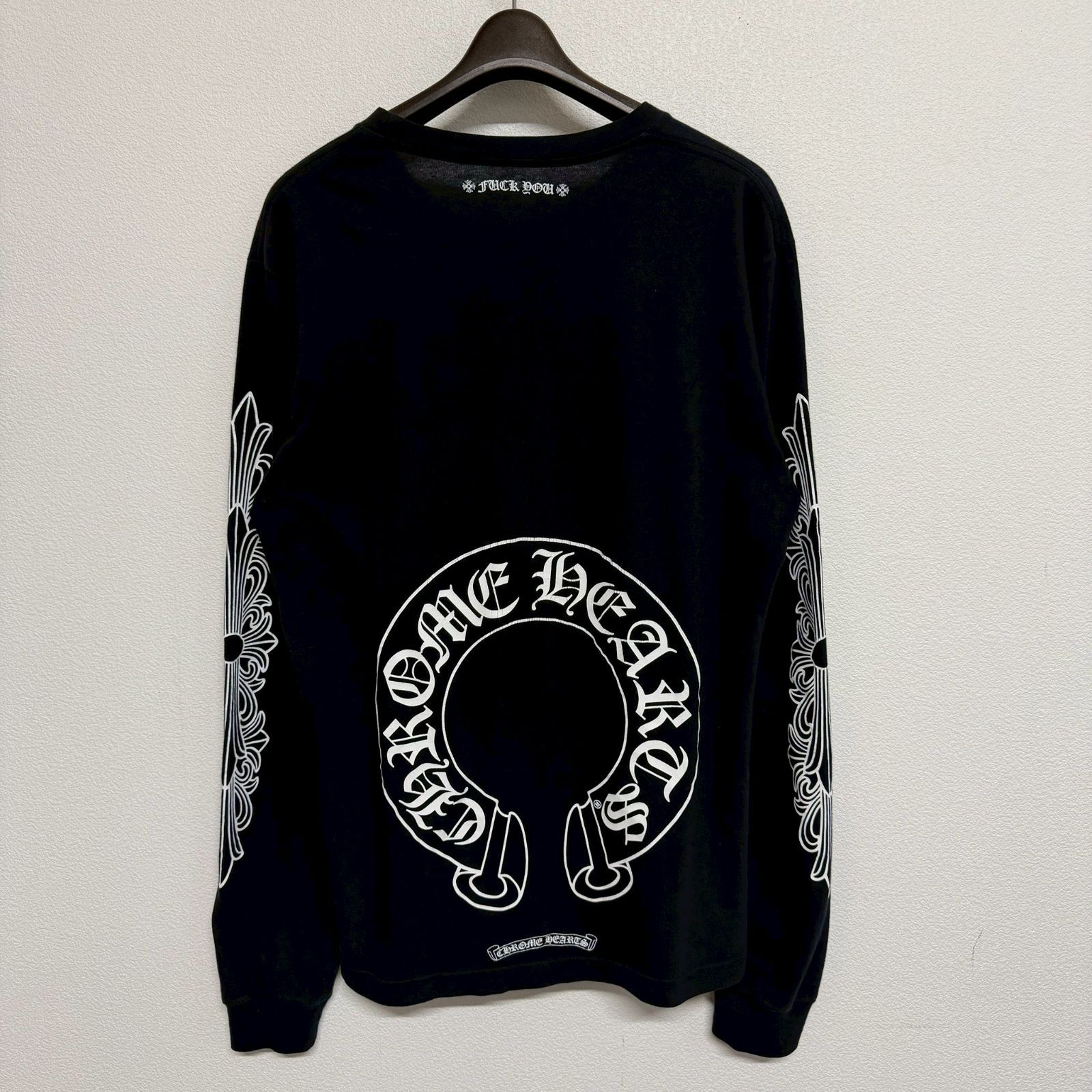 CHROME HEARTS Horse Shoe クロムハーツ ホースシュー FUCKYOU ロゴ 黒