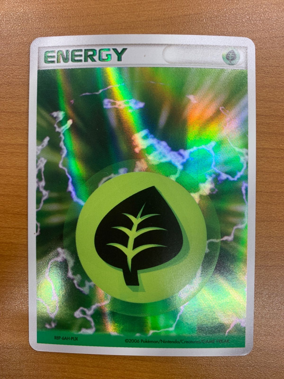 状態C 基本 草エネルギー 2006年版 ホロ R8P-6AH-PUX ポケカ ポケモン