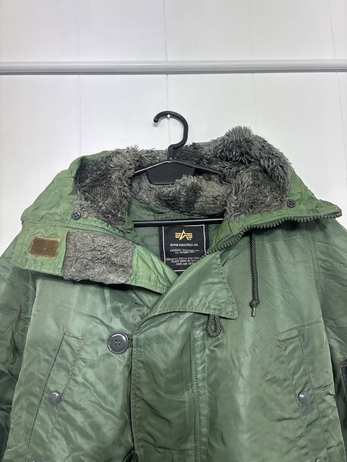 MF ALPHA INDUSTRIES アルファ ミリタリー ジャケット N-3B ファー L