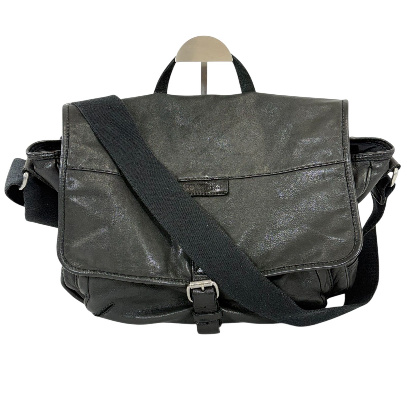 希少・美品】HUGO BOSS ヒューゴ ボス orenge オレンジ レザー 本革