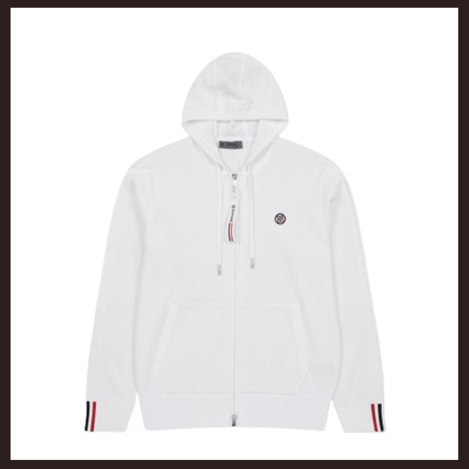 G/FORE フード付きスウェット ホワイト 訳有り 新品未使用 G/FORE（ジーフォア） メッシュ ジップアップ