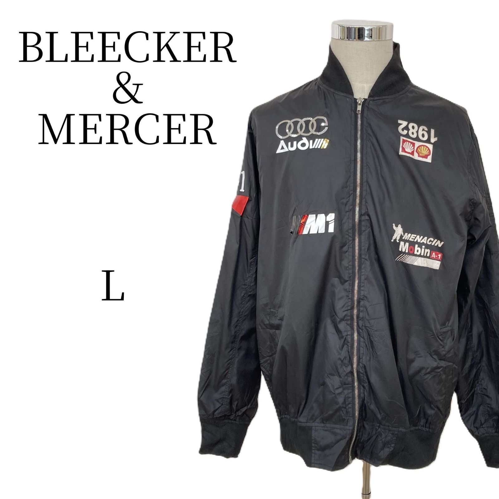 BLEECKER＆MERCER ブリーカーアンドマーサー 黒 MA-1・フライト