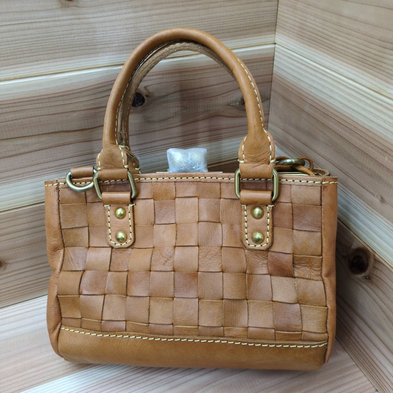 新品 ズッケロ zucchero レディース がま口 2way ミニバッグ 革 