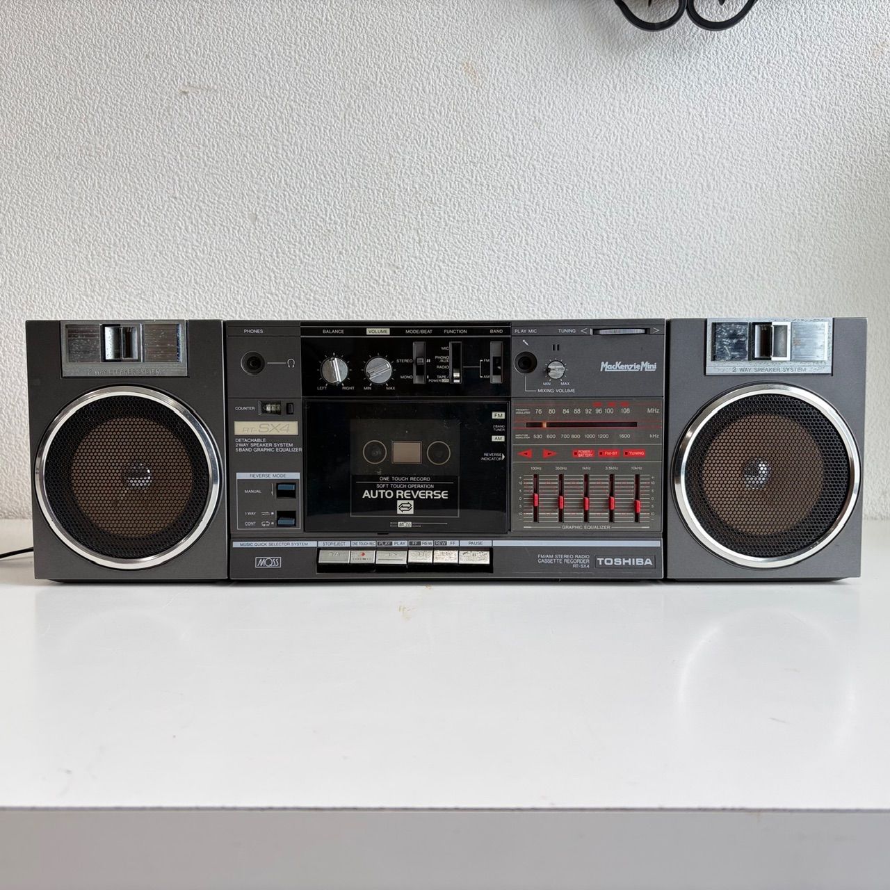 通電確認済】東芝 TOSHIBA MacKenzie Mini RT-SX4 ブラック ステレオ