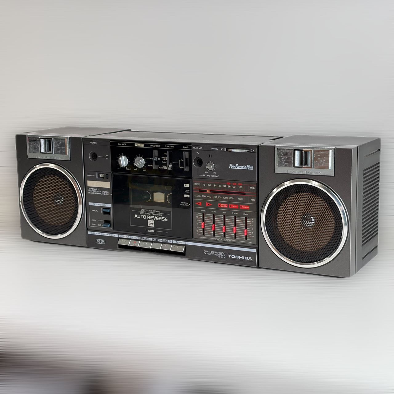 通電確認済】東芝 TOSHIBA MacKenzie Mini RT-SX4 ブラック ステレオ