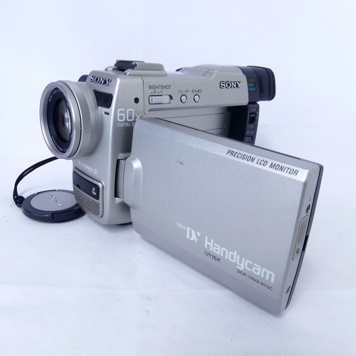 動作品 SONY DCR-TRV9 mini-DV ハンディカム Sony DCR-TRV9 Mini DV Handycam Silver Handheld Digital Camcorder