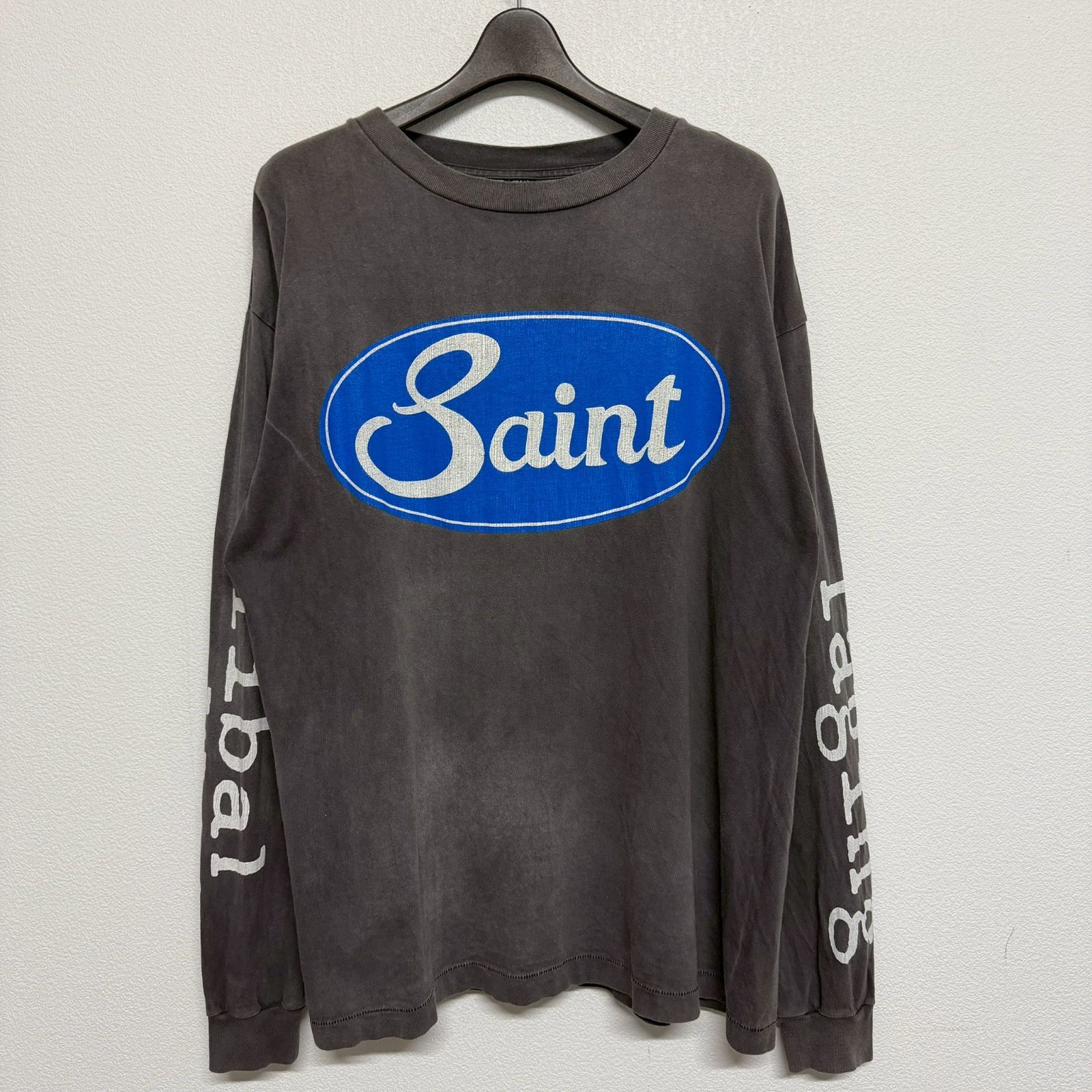 SAINT Mxxxxxx セントマイケル 黒 ブラック 長袖 Tシャツ ロンT 