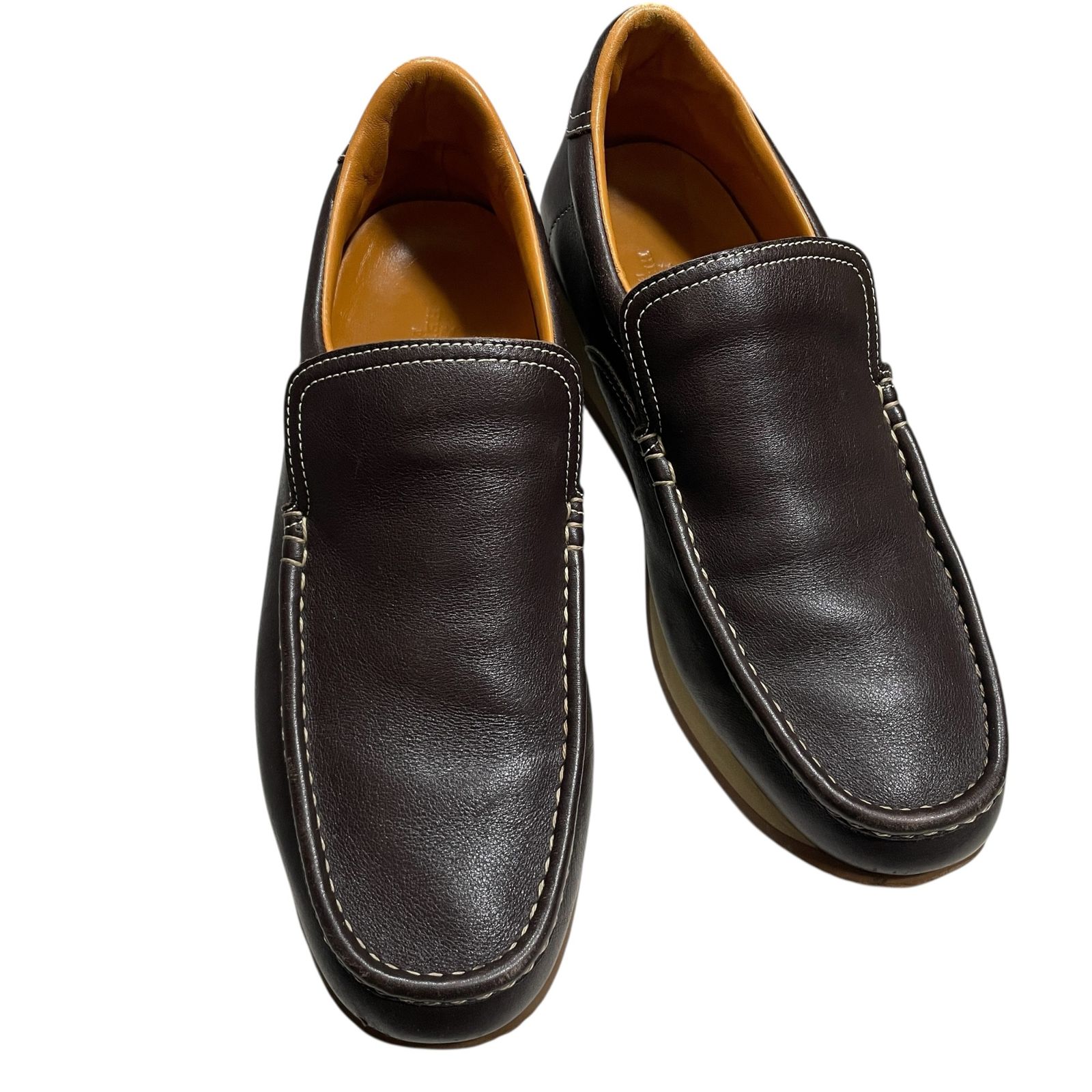 HERMES　エルメス　レザースリッポン　サイズ41 ◇ HERMES エルメス TURBO ターボ レザーシューズ スリッポン サイズ41