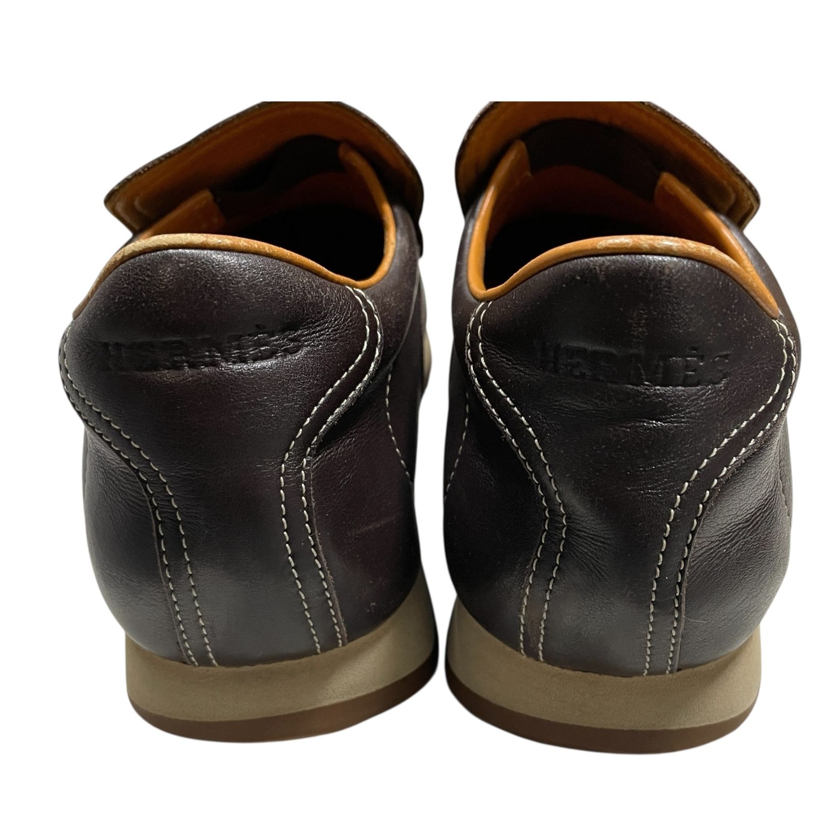 ◇ HERMES エルメス TURBO ターボ レザーシューズ スリッポン サイズ41