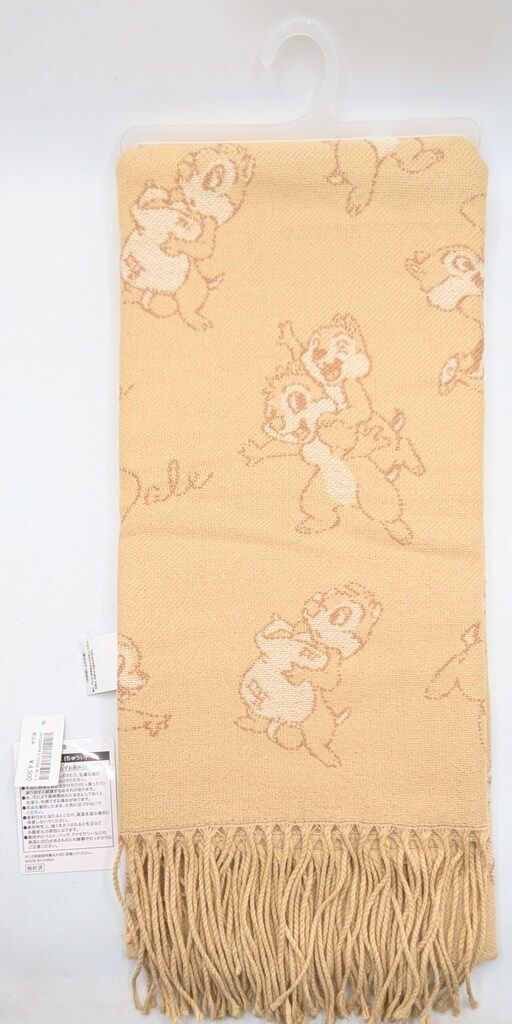 貴重！TDL★ディズニー チップとデール ストール？？ 未使用 貴重！TDL☆ディズニー チップとデール ストール？？ 未使用 チップと