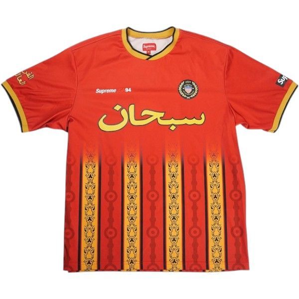 ウェア Supreme Arabic Logo Soccer Jersey XL Size【M】 SUPREME シュプリーム 21SS Arabic Logo Soccer Jersey Red
