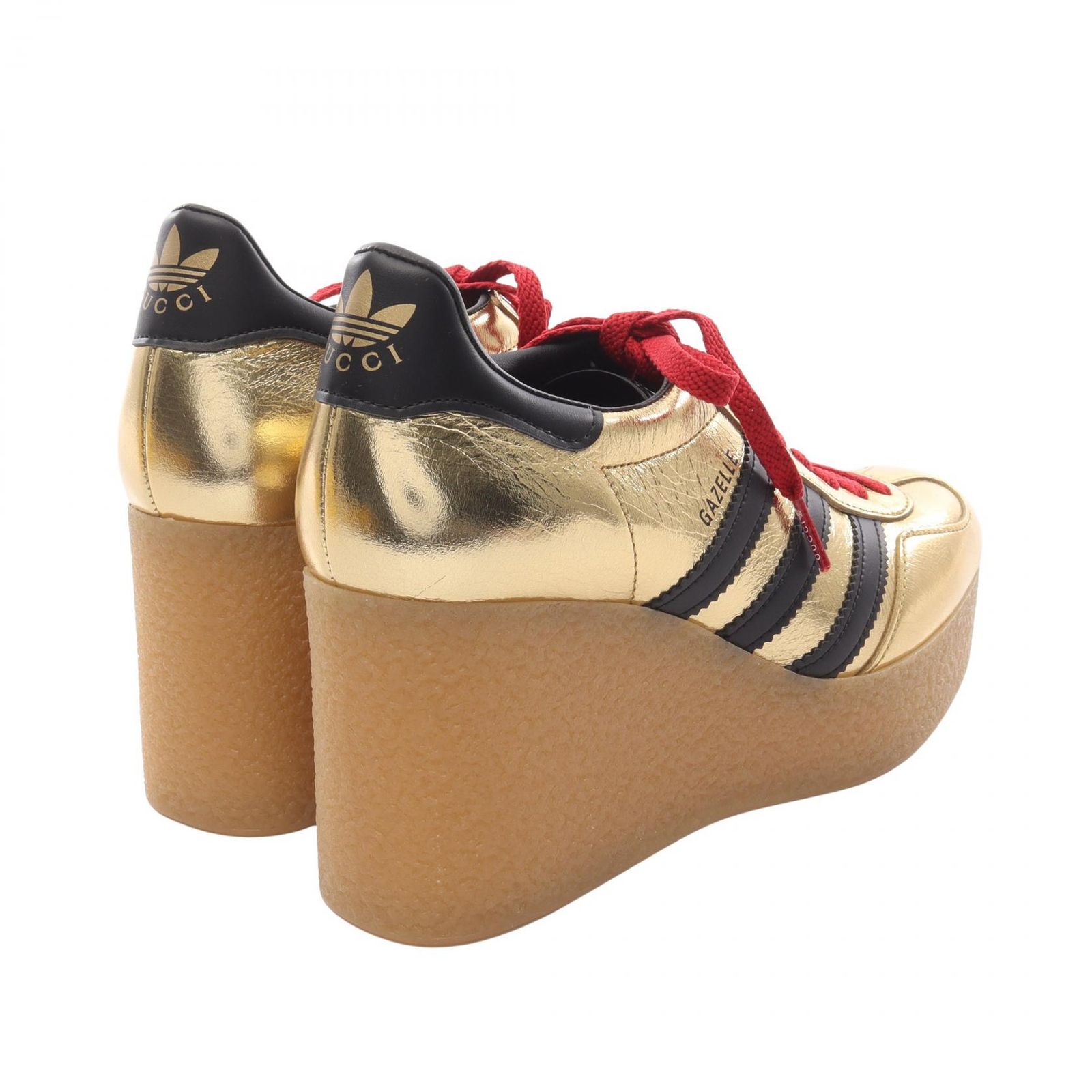 グッチ GUCCI スニーカー GUCCI × adidas Gazelle ガゼル ゴールド