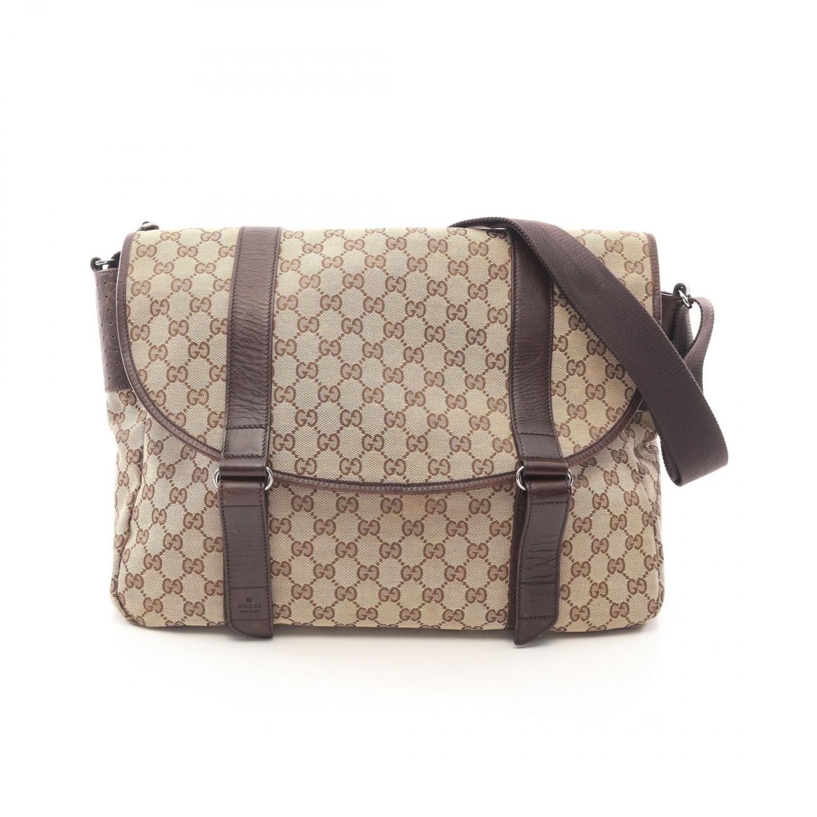 グッチ GUCCI ショルダーバッグ GGキャンバス メッセンジャーバッグ 