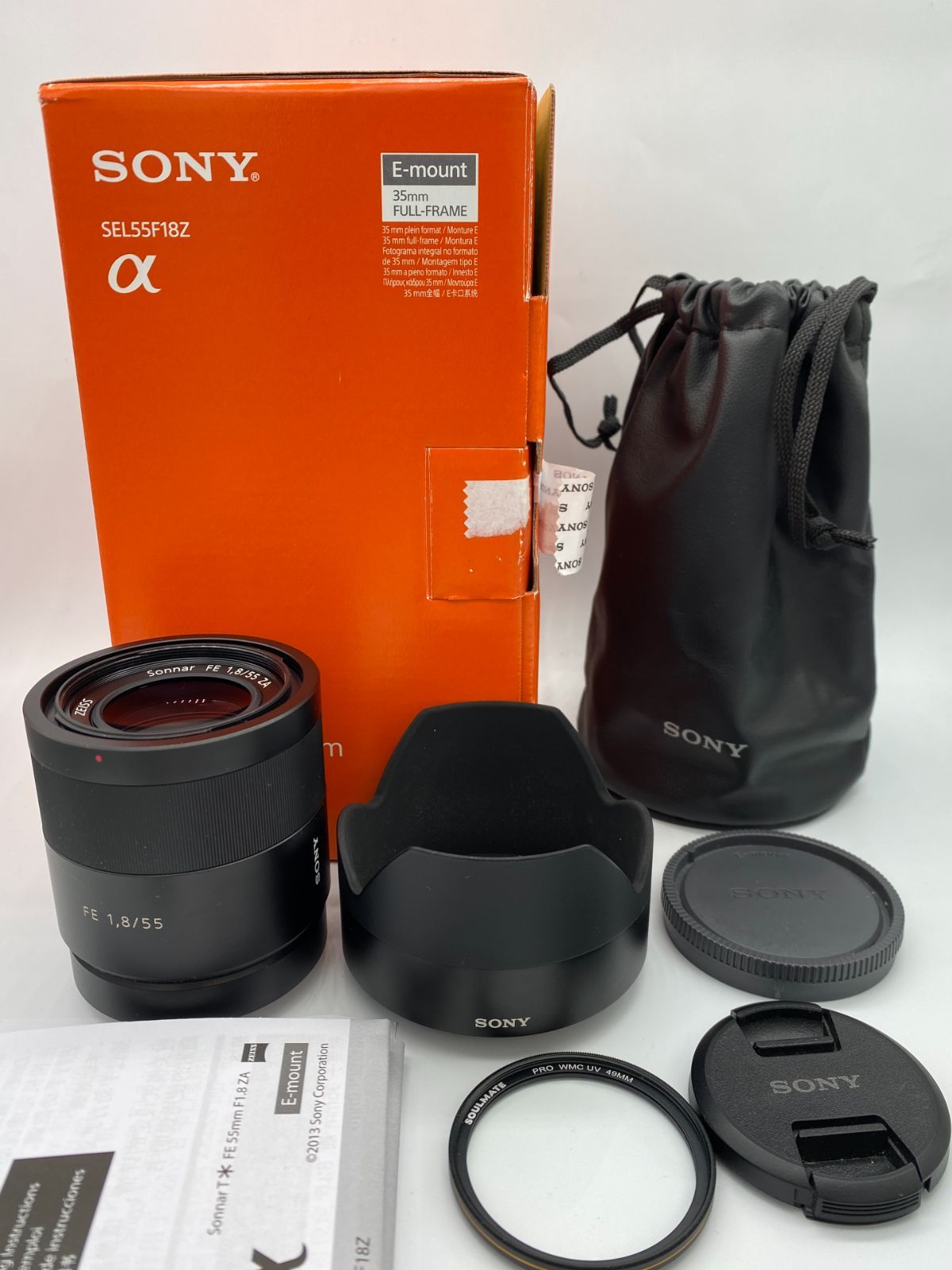 返品保証・動作確認済】SONY E55mm F1.8 ZA Eマウント* - メルカリ