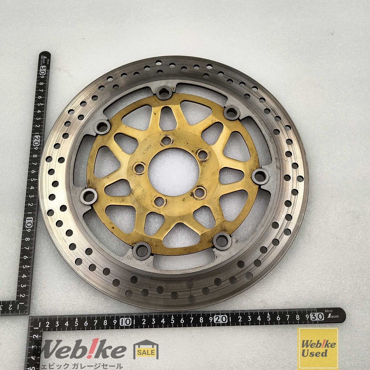 ハーレーダビットソン　純正ディスクローター 【フロント左右2枚】中古 ハーレーダビットソン 純正ディスクローター 【フロント左右2枚】中古