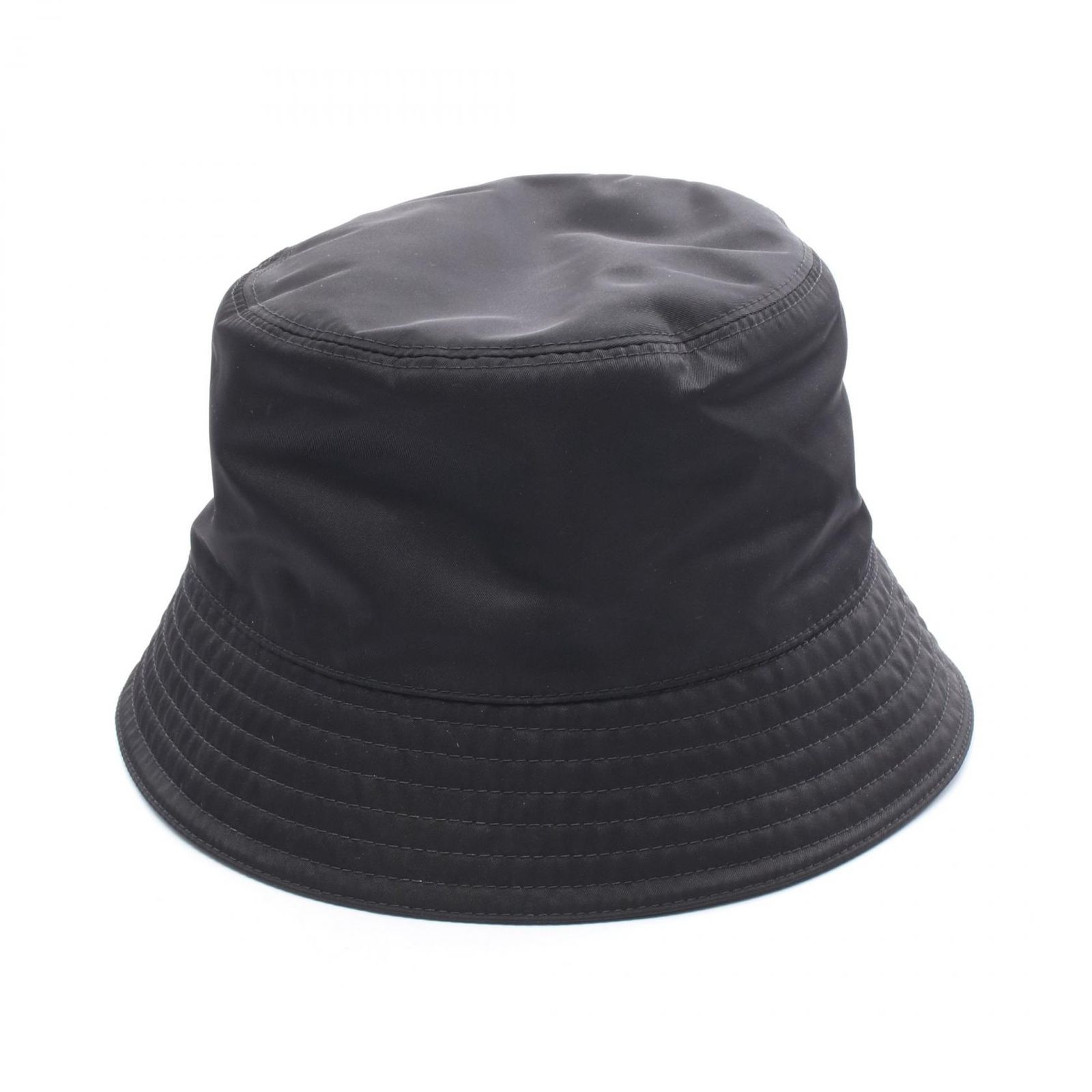 プラダ PRADA ハット トライアングルロゴ 2HC137 ブラック ナイロン