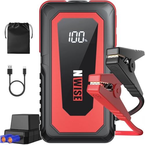 新品】NWISE ジャンプスターター 2000Aピーク電流 大容量 12V 車用