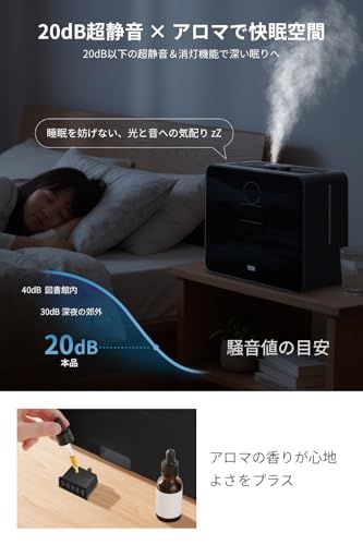  加湿器 大容量 9 L 冬モデル AI知能恒湿 5重除菌 超音波式 卓上 ハイブリッド式 アロマ対応 上から注水 最大加湿量600 ml h マイナスイオン 空気清浄 銀イオン抗菌 6段階加湿量調節 加熱式 100℃高温 ebd 11 d 4 f その他 キッチン 食器