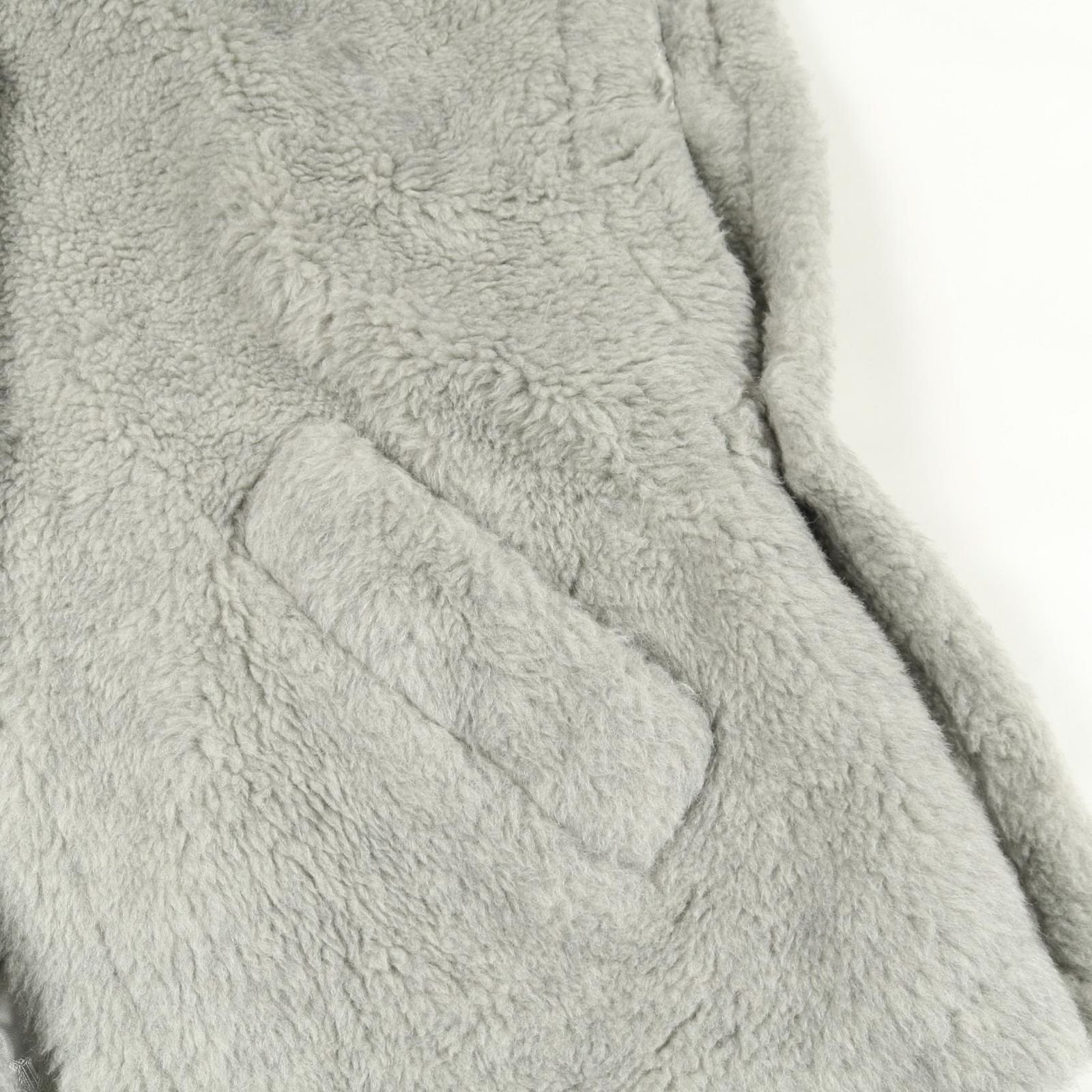 MaxMara グレー テディ　ポンチョ 新品マックスマーラMaxMaraテディベアPETALOペタロ ポンチョ ケープ