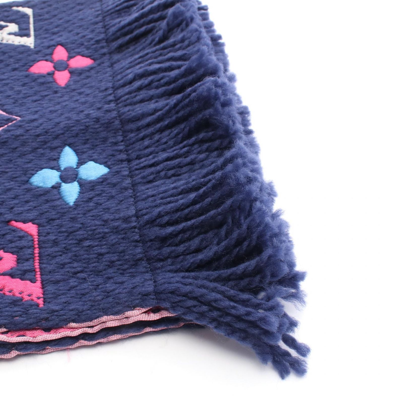 ルイ・ヴィトン LOUIS VUITTON マフラー エシャルプ ロゴマニア