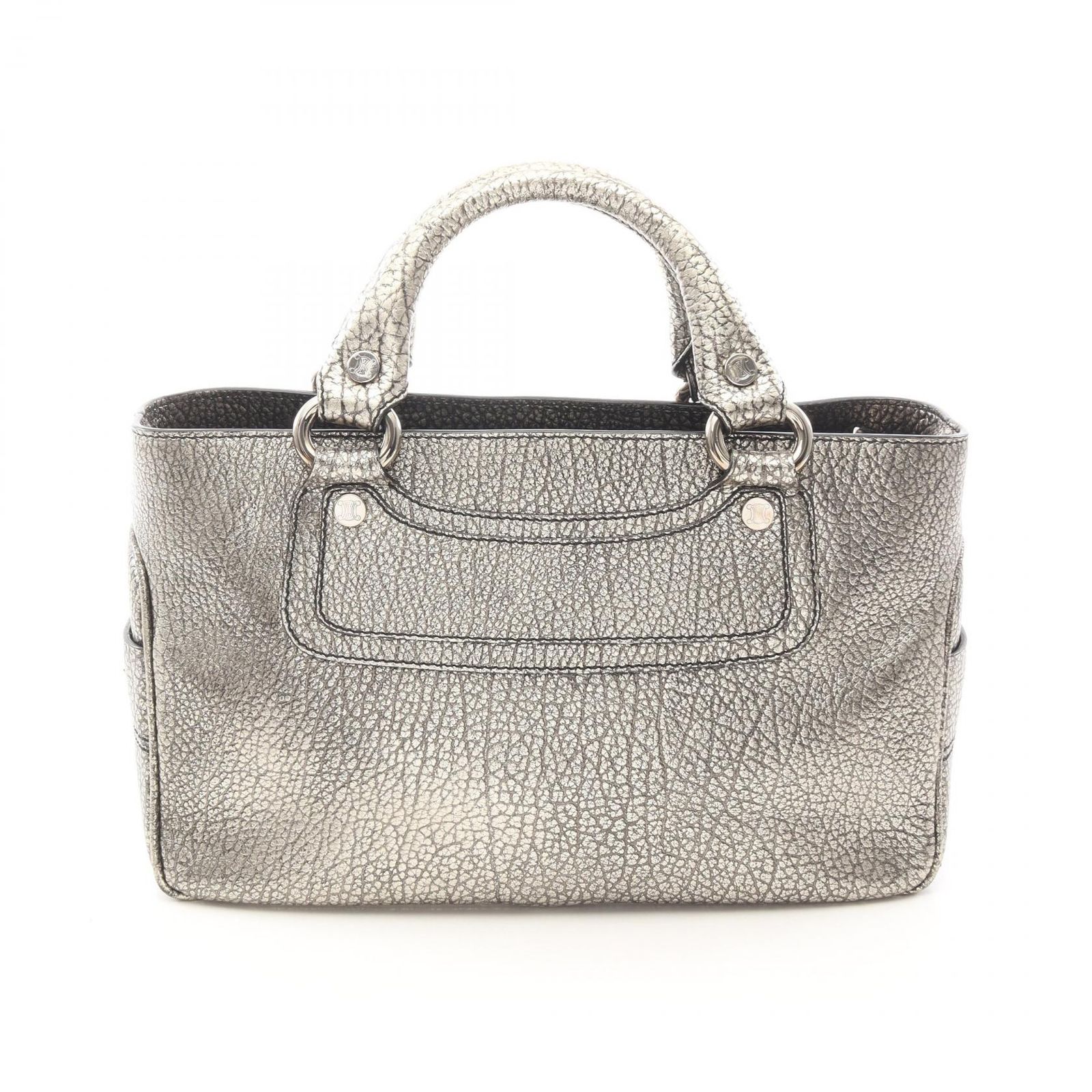 セリーヌ CELINE ハンドバッグ ブギーバッグ ゴールド/ブラック レザー