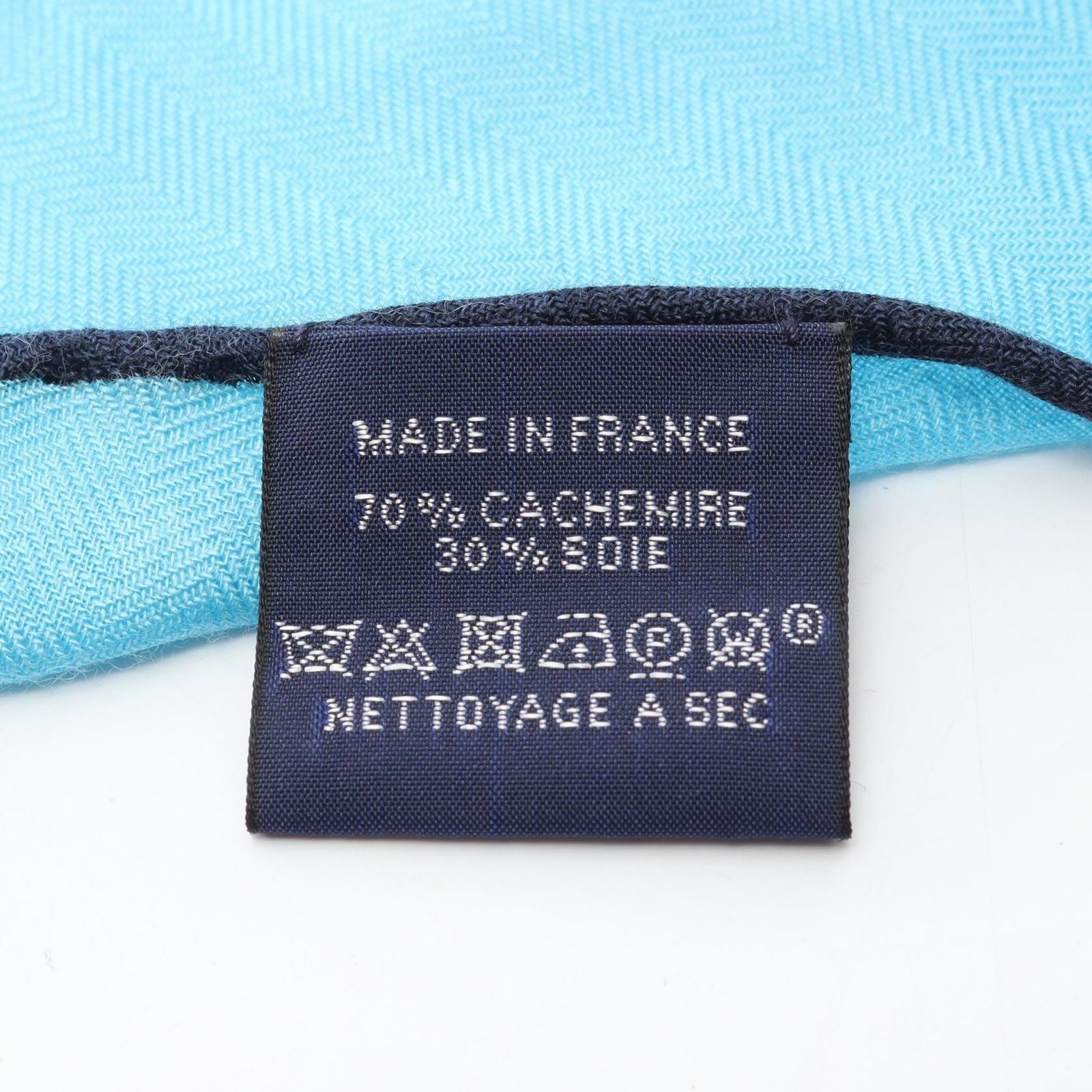 エルメス HERMES スカーフ ロザンジュPM ブルー シルク ロザンジュPM