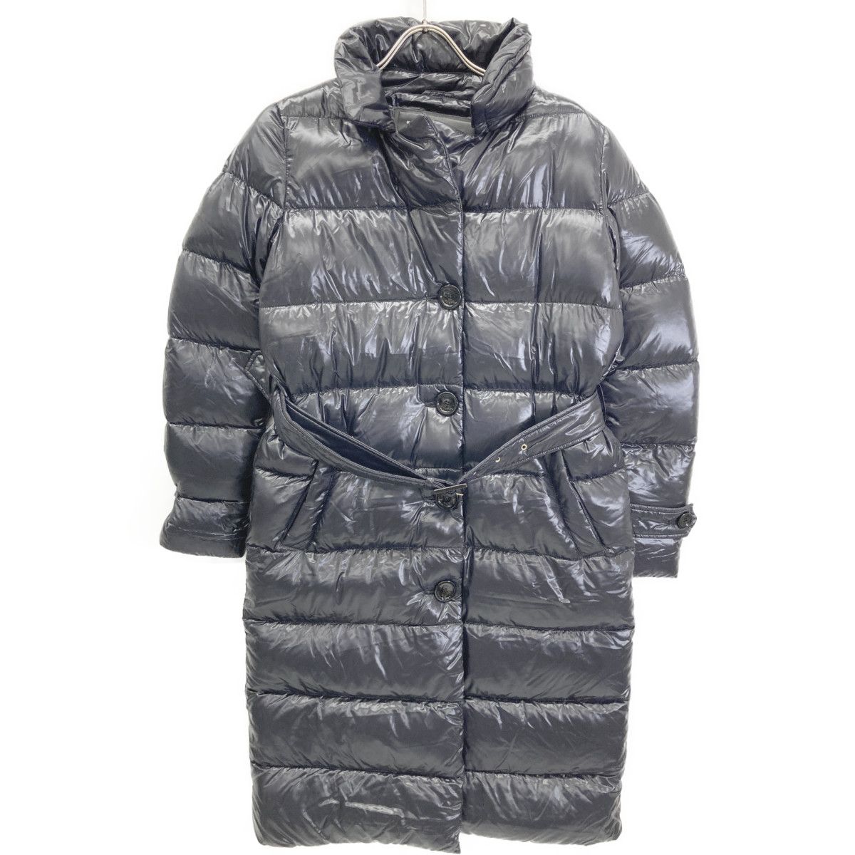 HERNO ヘルノ PI1122D ﾌﾞﾗｯｸ ﾍﾞﾙﾄ付きﾀﾞｳﾝｺｰﾄ 42 - メルカリ