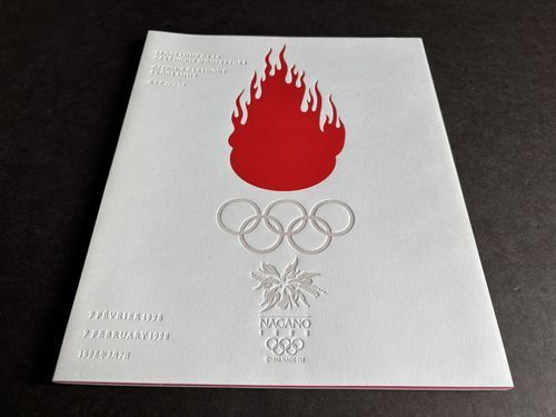 長野オリンピック開会式・閉会式プログラム 2冊セット 長野オリンピック開会式・閉会式プログラム 2冊セット