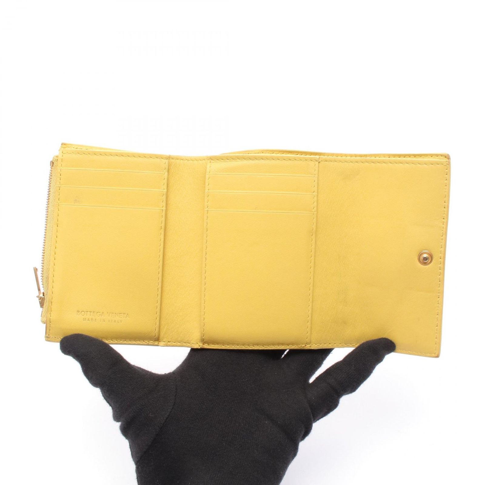 ボッテガヴェネタ BOTTEGA VENETA 三つ折り財布 カセット マキシ