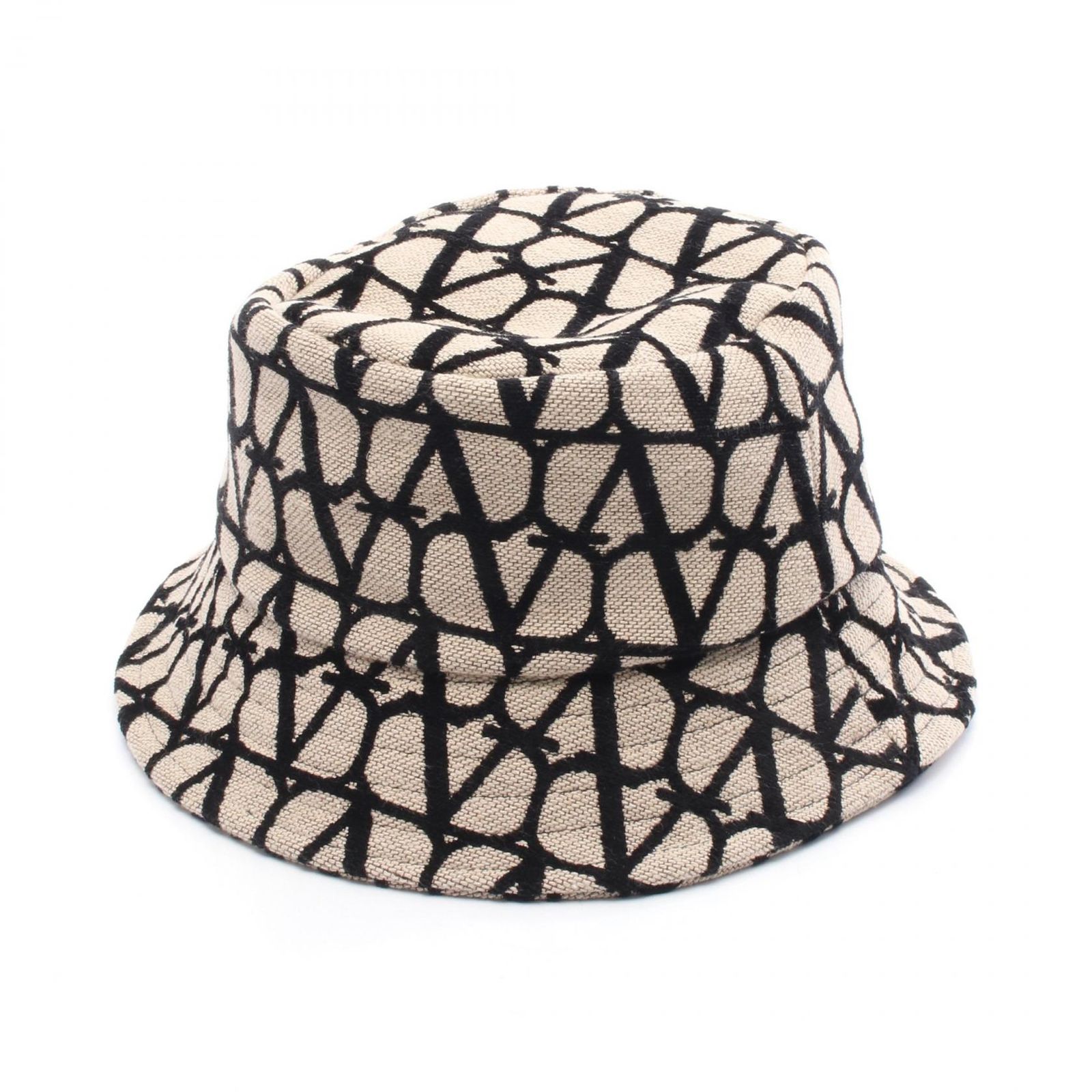 ヴァレンチノ Valentino ハット Vロゴ キャンバス バケットハット ユニ