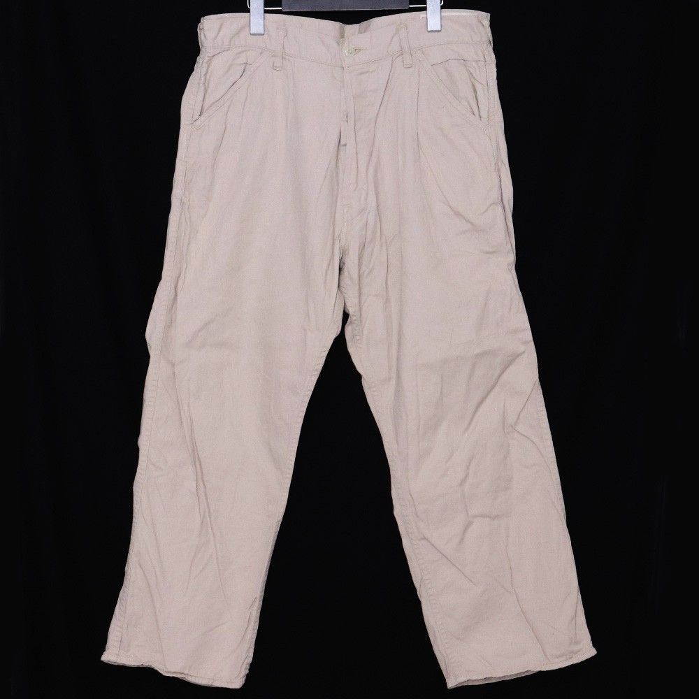 【EVISU】エヴィス 新品未使用品ベージュ チノパン 36 Lサイズ EVISU チノパンツ サイズ36 ベージュ - メルカリ