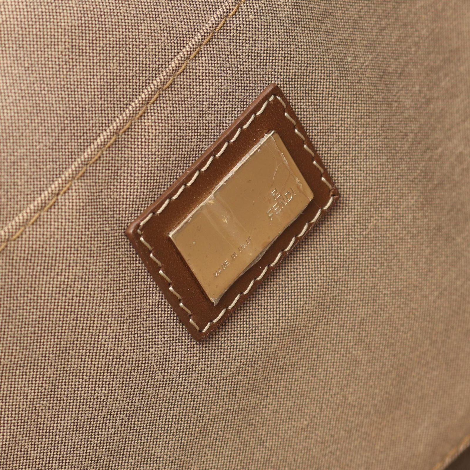 フェンディ FENDI トートバッグ ズッキーノ ブラウン キャンバス