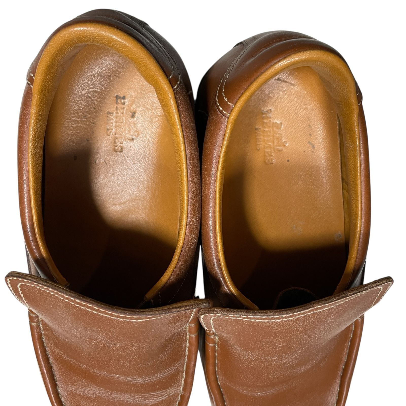 ◇ HERMES エルメス TURBO ターボ レザーシューズ スリッポン サイズ41