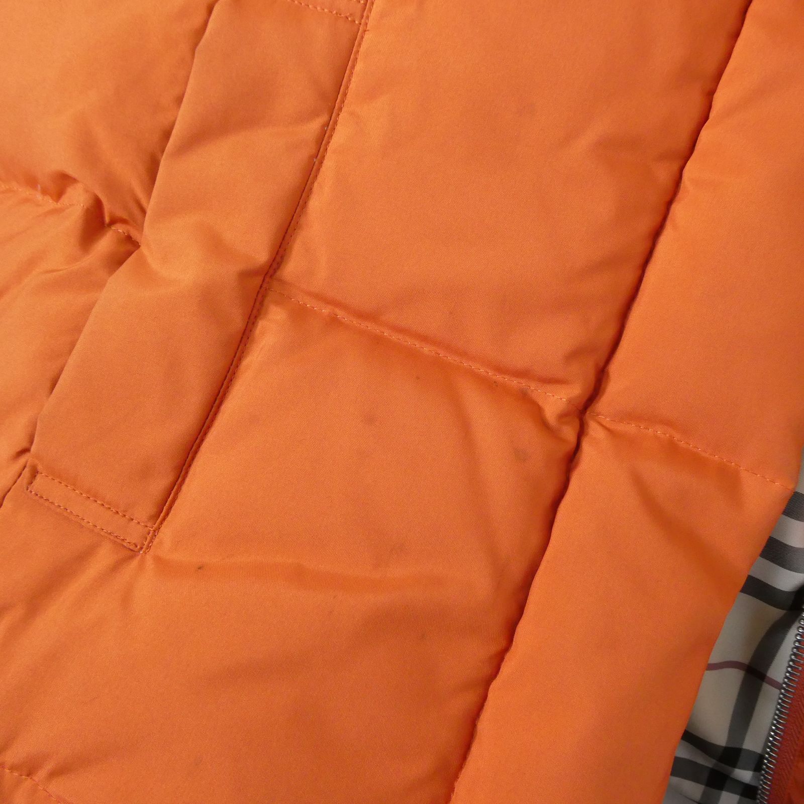 バーバリーロンドン BURBERRY LONDON ダウンベスト 2WAY フード 裏地