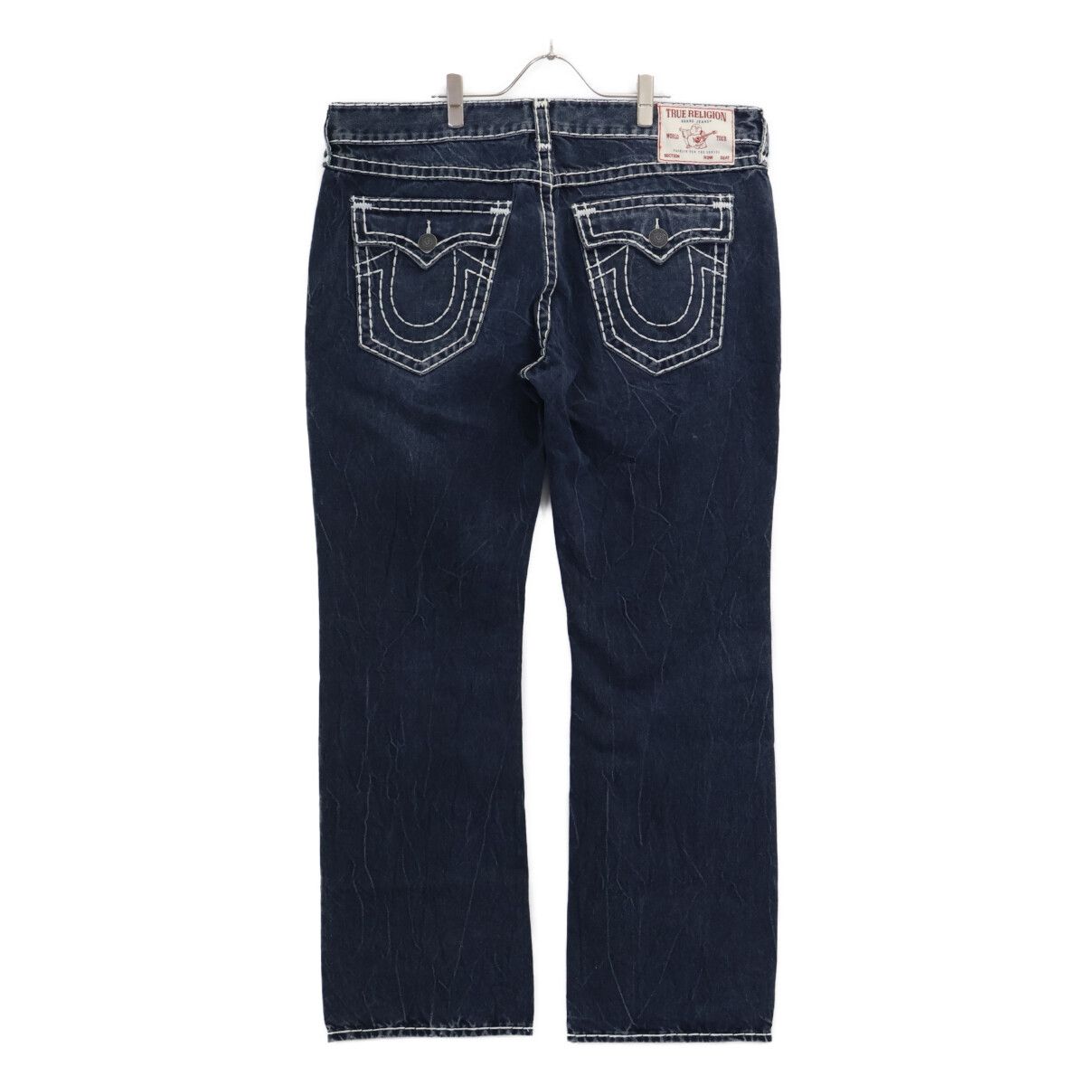 TRUE RELIGION トゥルーレリジョン ホワイトステッチ デニムパンツ/ 40