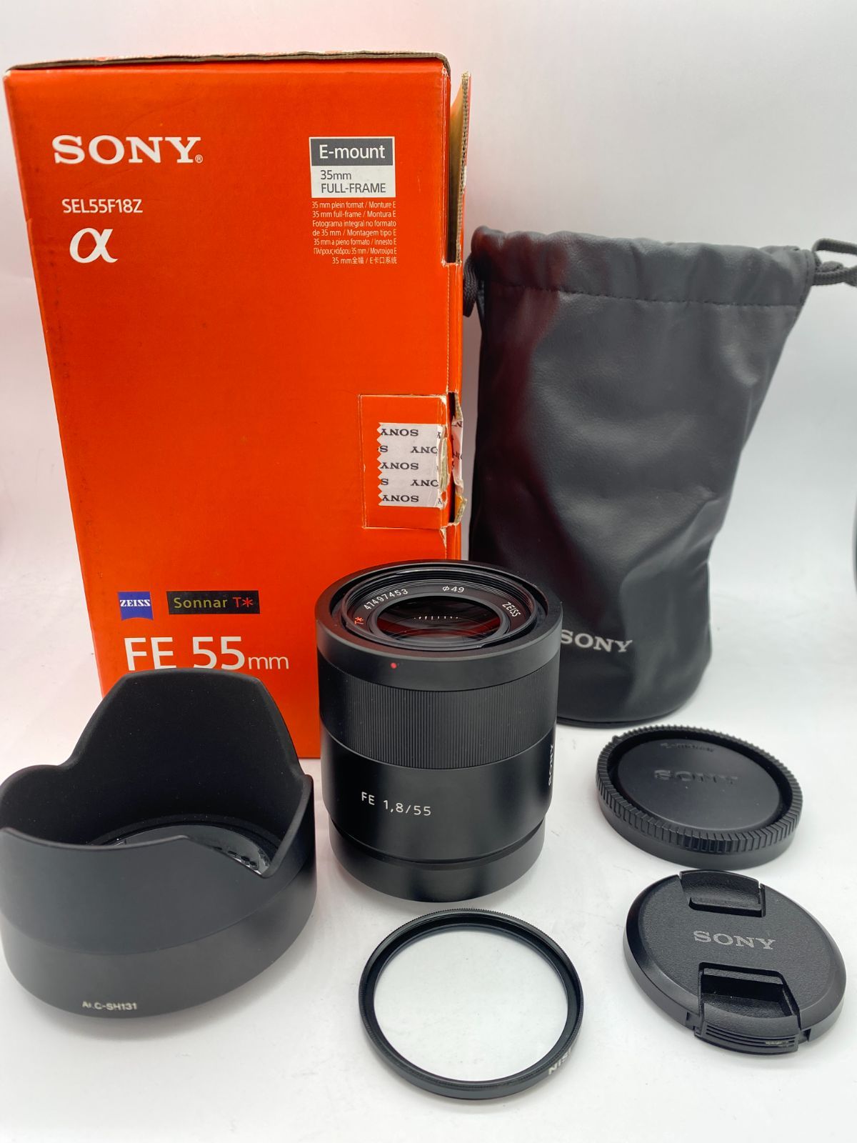 返品保証・動作確認済】SONY E 55mm F1.8 ZA Eマウント* - メルカリ