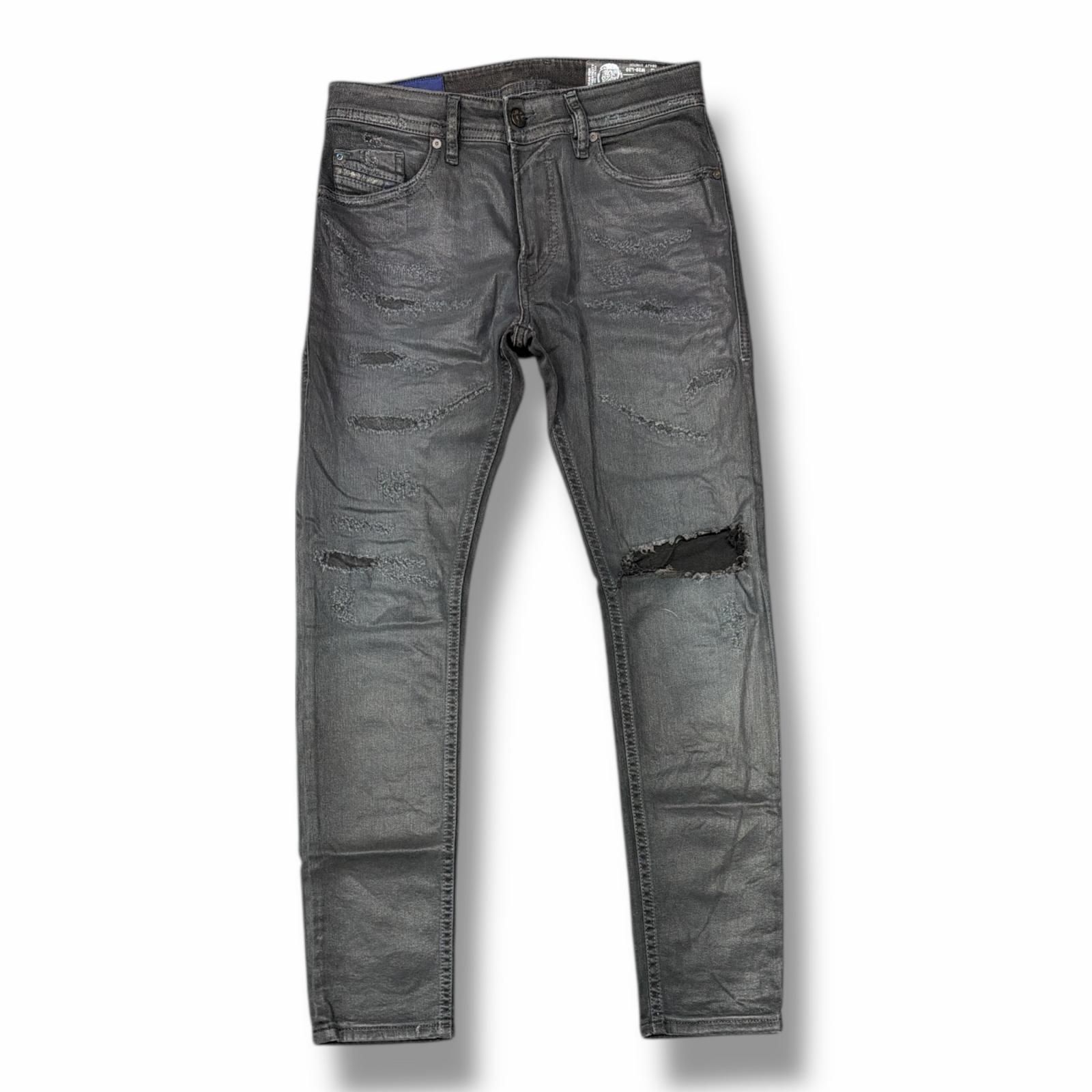 DIESEL THOMMER コーティングダメージストレッチデニムパンツ ジーンズ 