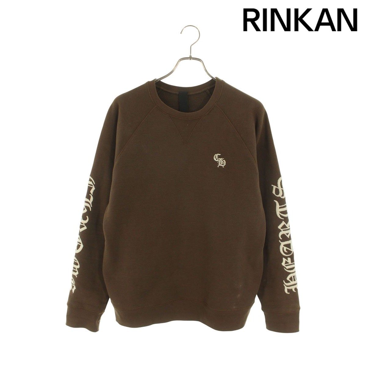 クロムハーツ SLO RIDE CHロゴ刺繍クルーネックスウェット メンズ L