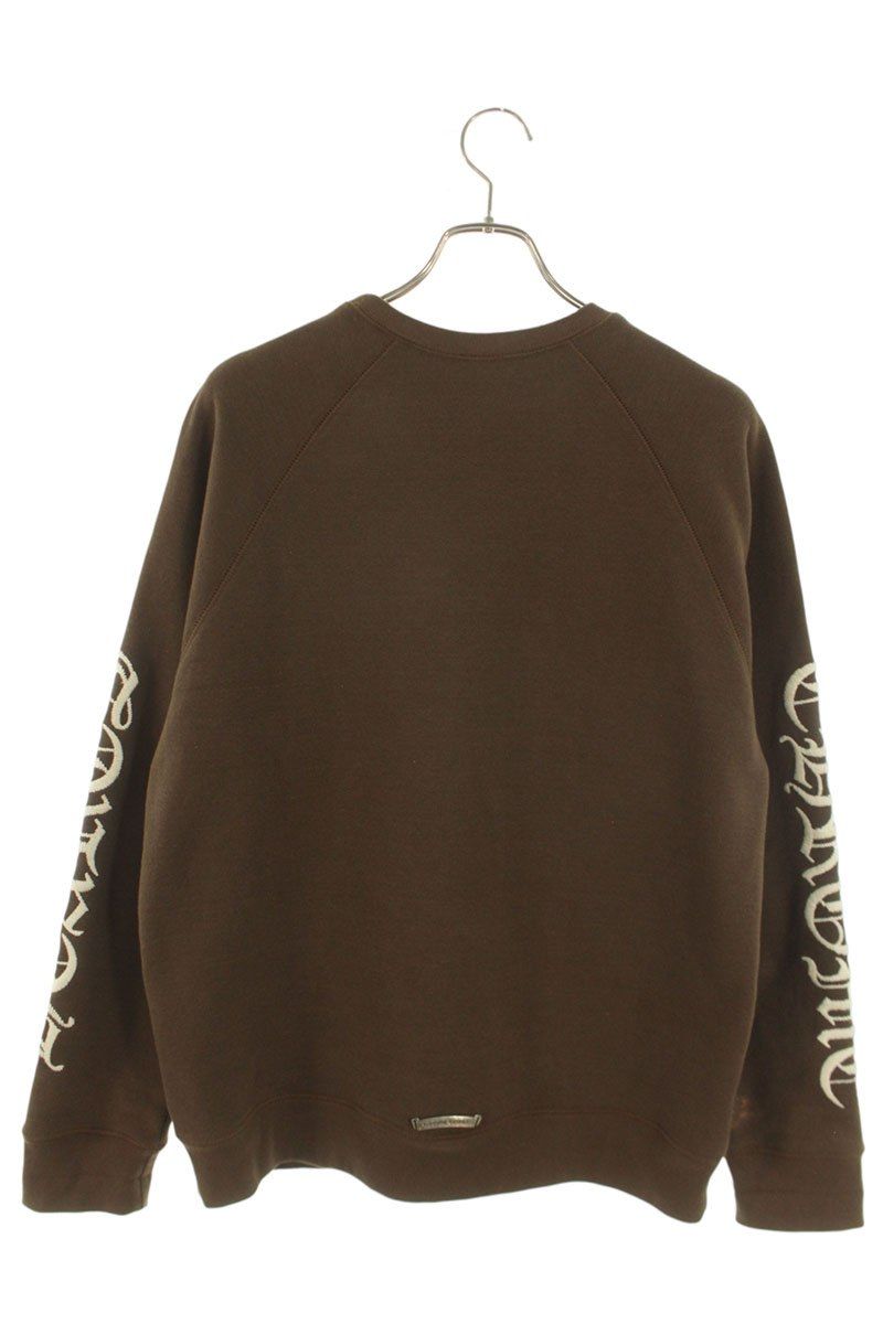 クロムハーツ SLO RIDE CHロゴ刺繍クルーネックスウェット メンズ L