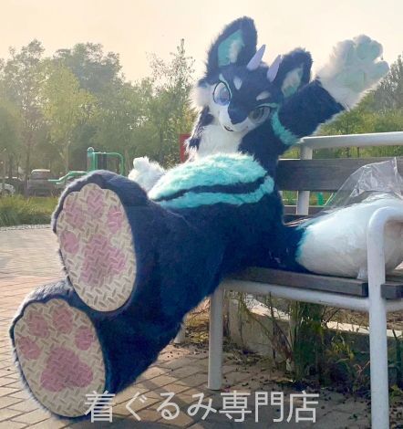 ドラゴン ファースーツ マスク 着ぐるみセット ケモノ ファースーツ 全