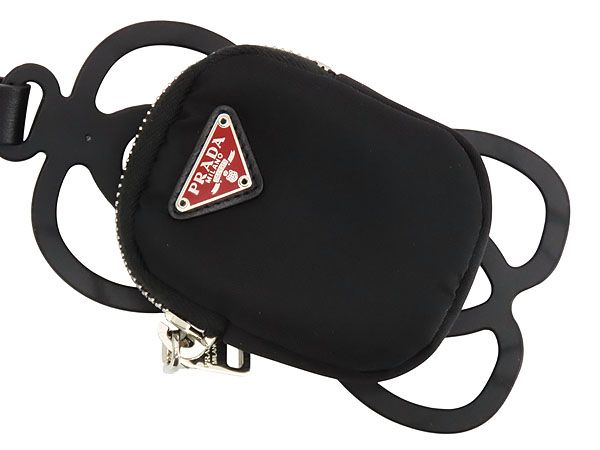 PRADA プラダ スマートフォンケース ナイロン ブラック スマートフォン 